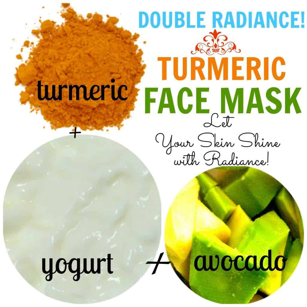 Turmeric Yogurt Avocado Face Mask for Glowing Skin